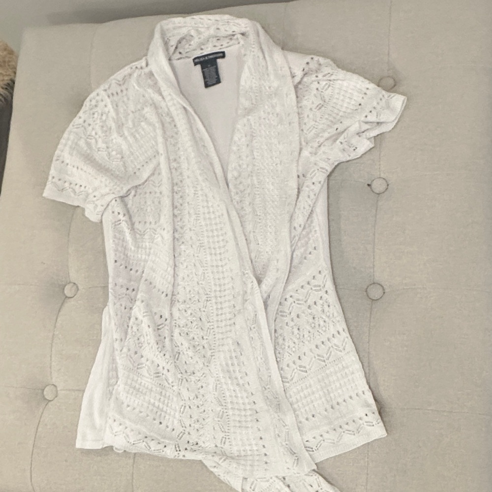 Chelsea & Theodore White Cardigan - Picture 6 of 10